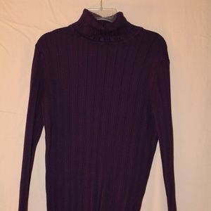 Plum Colored Turtleneck Sweater